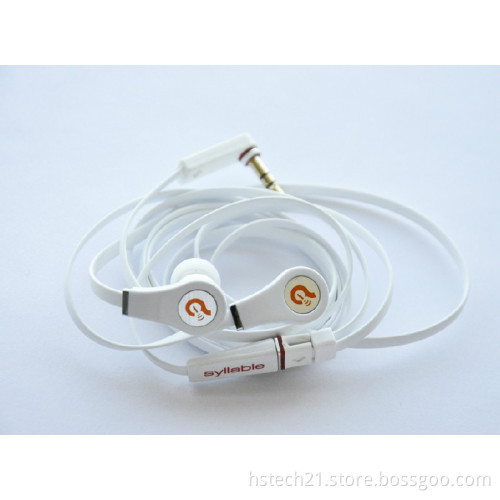 Syllabel headphones G03 ear headsets noise cancelling in black,white,red with good quality